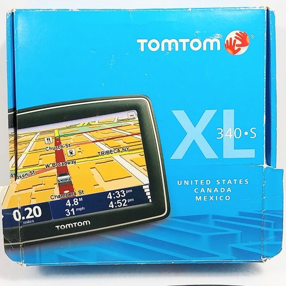 Tom Tom XL 340S GPS With Charger Manual And Box #1331 - Picture 4 of 13